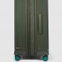 Piquadro PQ Light Großer Trolley Koffer mit 4-Rollen, erweiterbar4 Rollen Foresta Verde