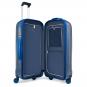 Roncato WE ARE GLAM TEXTURE Trolley M  4-Rollen, 70cm Platino-Blue Pied De Poule