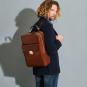 The Bridge Dante Leder-Rucksack 42cm Castagna/Nickel