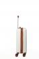 Travelite BALI Trolley S 4-Rollen Weiss/cognac