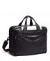 Tumi Alpha 3 Organizer-Laptop-Aktentasche aus Leder, erweiterbar black