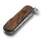 Victorinox Classic SD Wood, 5 Funktionen, kleines Taschenmesser Braun