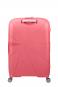 American Tourister StarVibe Trolley 77cm mit 4 Rollen, Erweiterbar + GRATIS HOTELGUTSCHEIN Sun Kissed Coral
