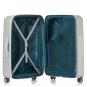 Hedgren Lineo Stripe L, 76cm Trolley erweiterbar Silver