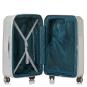 Hedgren Lineo Stripe M, 66cm Trolley erweiterbar Silver