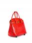 Olivia Lauren Louna Trolley-Tasche mit 2-Rollen Croco Snake Red