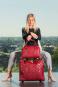 Olivia Lauren Lyana Trolley Bag + Handtasche Burgund