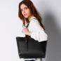Piquadro Muse Damentasche mit iPad Air/Pro 9.7"-Fach und Laptop-Hülle schwarz