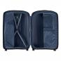 Roncato WE ARE GLAM TEXTURE Trolley L  4-Rollen, 78cm Platino-Blue Pied De Poule