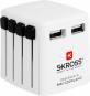 SKROSS Reiseadapter World USB Charger Weiß