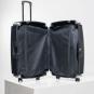 SwissLuggage SL Suitcase 77cm 4R Black/Silver
