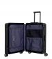 Travelite Next Aluminium-Trolley M, 4 Rollen Schwarz