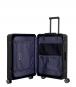 Travelite Next Aluminium-Trolley M, 4 Rollen Schwarz