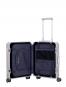 Travelite Next Aluminium-Trolley S, Cabin Size, 4 Rollen Silber