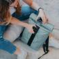 Airpaq Rolltop Airbag -Rucksack mit 15" Laptopfach Grün