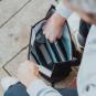 Airpaq Rolltop Airbag -Rucksack mit 15" Laptopfach Schwarz