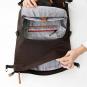 aunts & uncles Japan Matsuyama Rolltop Rucksack mit 16" Notebookfach bitter chocolate