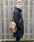 Harold's Lift Notebook Messengerbag cognac