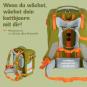 kattbjørn Explorer Schulrucksack grün/orange