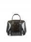 Olivia Lauren Jackson Trolley-Tasche mit 2-Rollen Croco Black