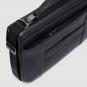 Piquadro Modus Special Ausdehnbare Laptoptasche 15,6" mit Überschlag Schwarz