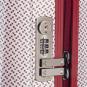Roncato WE ARE GLAM TEXTURE Trolley L  4-Rollen, 78cm White-Red Satin