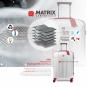 Roncato WE ARE GLAM Trolley L 4R Weiß/Rot