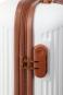 Travelite BALI Trolley S 4-Rollen Weiss/cognac