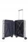 Travelite Next Aluminium-Trolley S+ mit Vortasche, 4 Rollen Silber