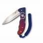 Victorinox Evoke Alox Grosses Taschemesser, Klappbares Messer blau/rot