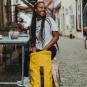 Airpaq Rolltop Airbag -Rucksack mit 15" Laptopfach Gelb