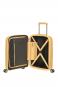American Tourister StarVibe Handgepäck Trolley 55cm mit 4 Rollen, Erweiterbar + GRATIS HOTELGUTSCHEIN Metallic Banana
