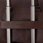 Piquadro Harper Reisetasche mit Trolley-Schlaufe dark brown