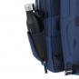 Piquadro PQ-RY Laptoprucksack für 15,6" aus Stoff und Leder Nachtblau