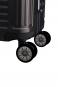 Travelite Next Aluminium-Trolley M, 4 Rollen Schwarz