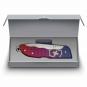 Victorinox Evoke Alox Grosses Taschemesser, Klappbares Messer blau/rot