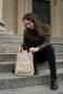 Airpaq Qube Rucksack mit 13" Laptopfach Sand