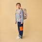 ergobag cubo ECO HERO 5-teiliges Schulrucksack-Set 2025 Flower PowBär