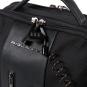 Piquadro Brief 2 Laptoprucksack 15,6" aus rezykliertem Stoff mit iPad Schwarz