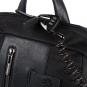 Piquadro Brief 2 Laptoprucksack aus rezykliertem Stoff, BagMotic Schwarz