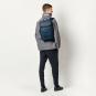 Piquadro Macbeth Laptoprucksack 14" aus Leder und mit recyceltem Stoff Schwarz