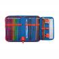Scout Neo Exklusiv Superflash Schulranzen-Set 4-teilig Blue Dino