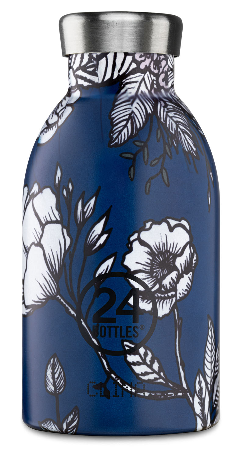 24Bottles® Clima Bottle Floral 330ml Silent Purity