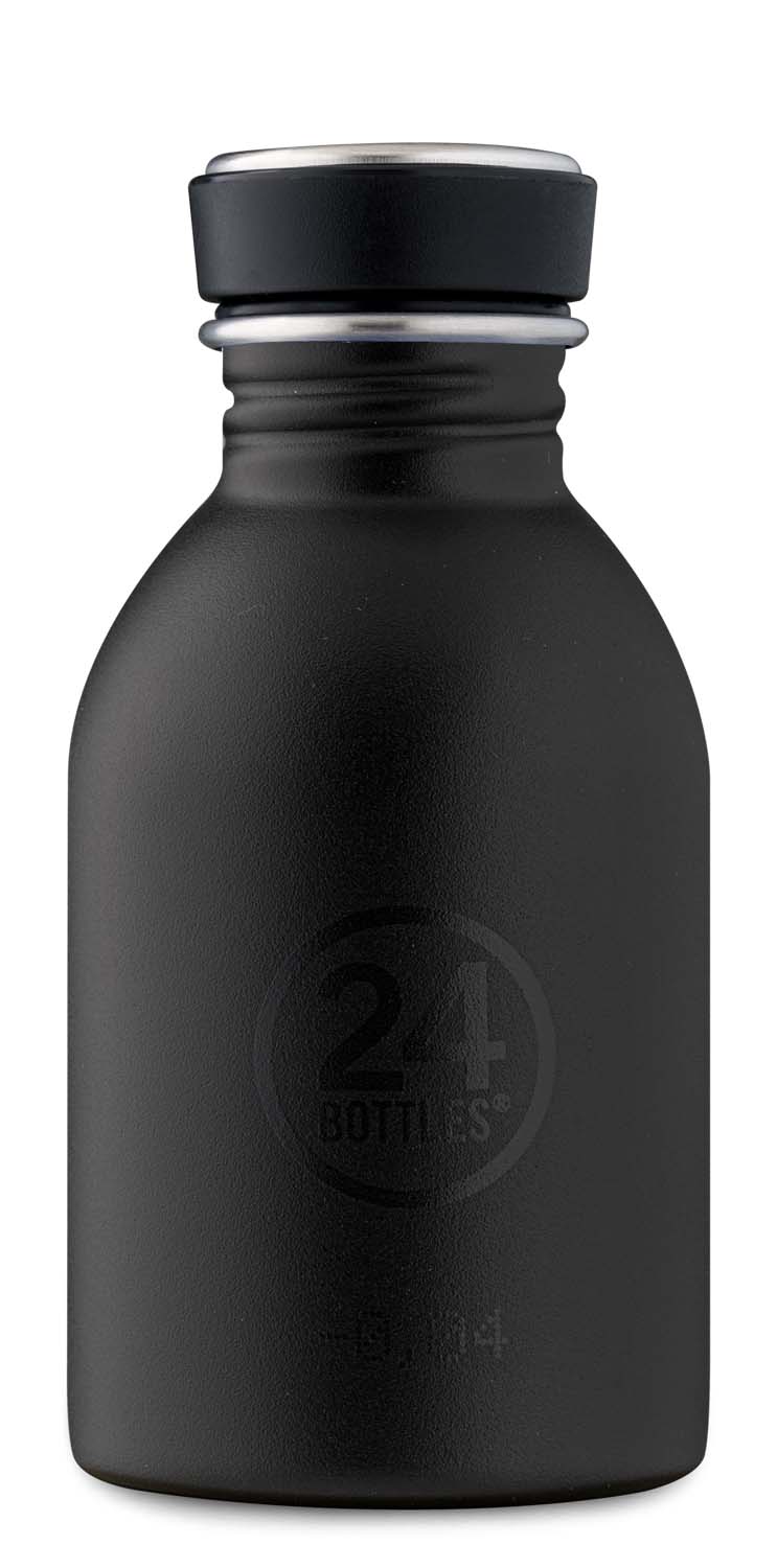 24Bottles® Urban Bottle Basic 250ml Tuxedo Black