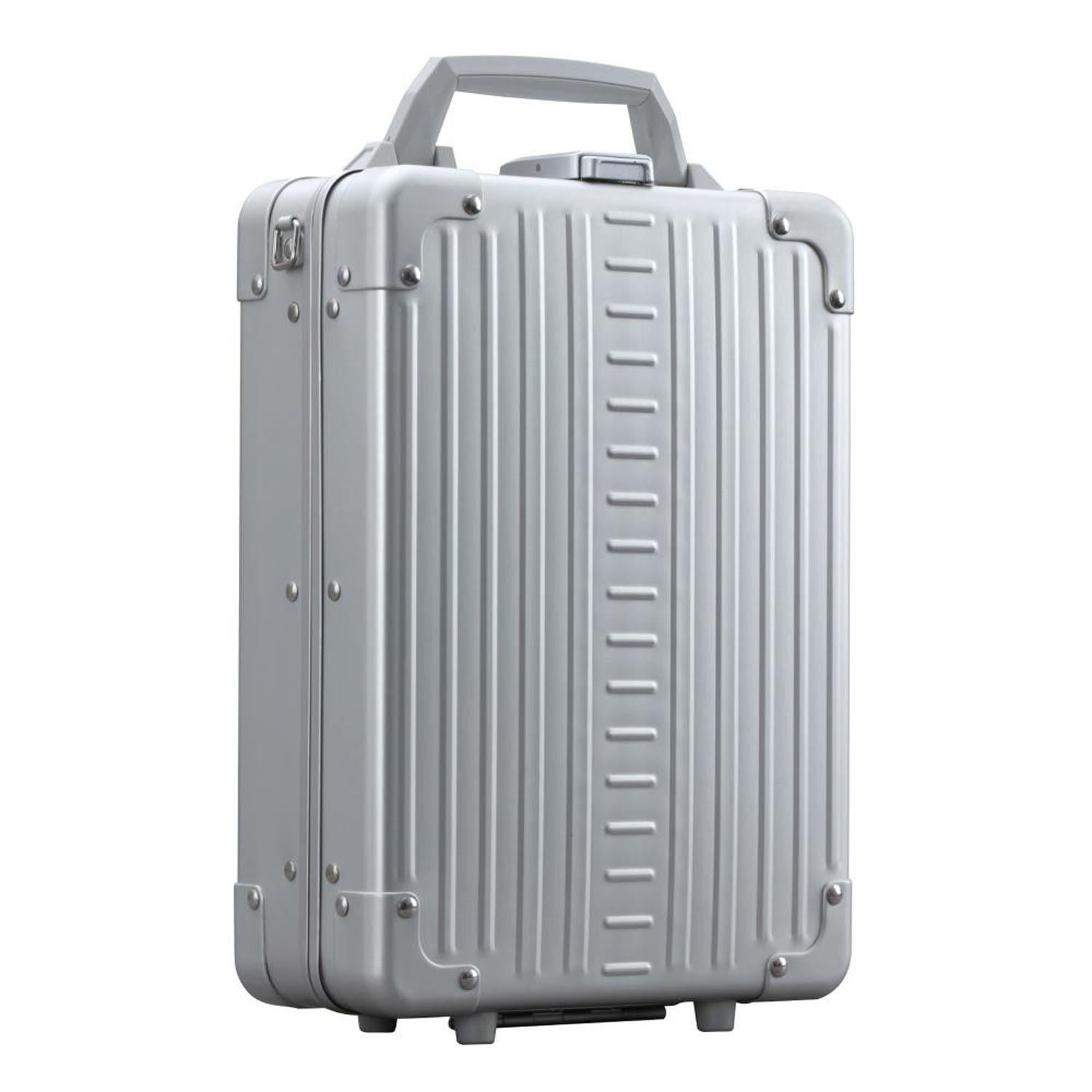 Aleon Business Briefcase Vertical 14  Silber