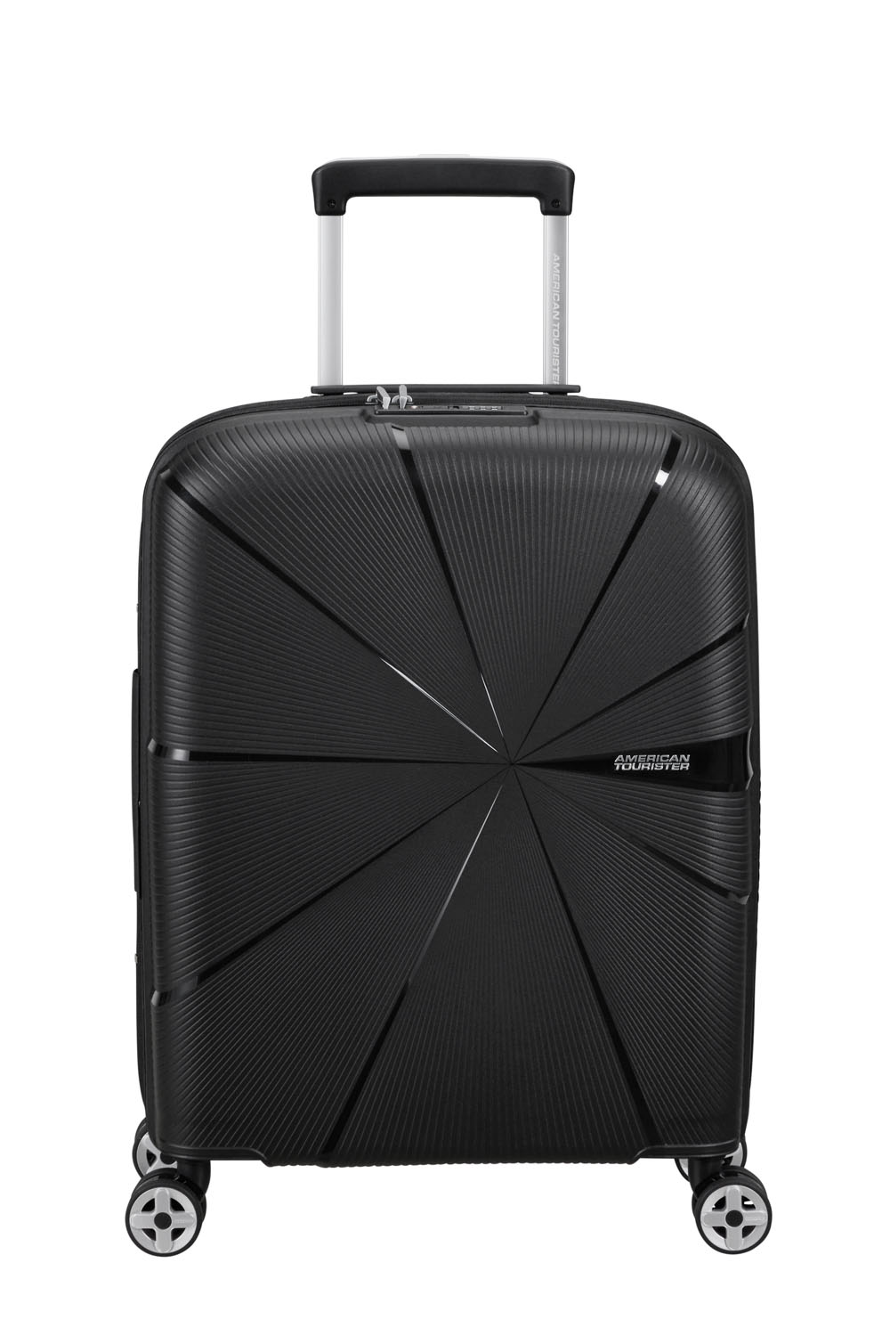American Tourister StarVibe Handgepäck Trolley 55cm mit 4 Rollen, Erweiterbar + GRATIS HOTELGUTSCHEIN Schwarz