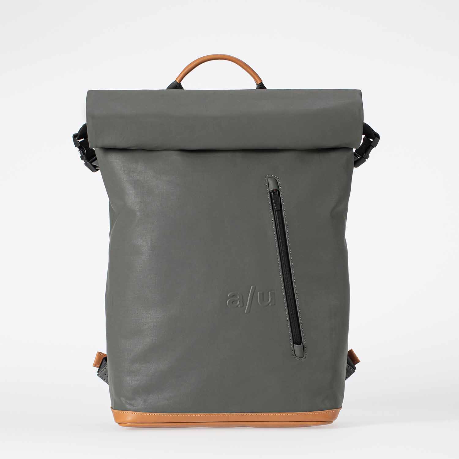 aunts & uncles Japan Fukui Rolltop Rucksack mit 15  Notebookfach gravity grey