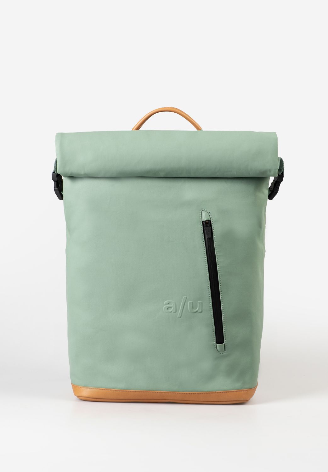 aunts & uncles Japan Fukui Rolltop Rucksack mit 15  Notebookfach sage green