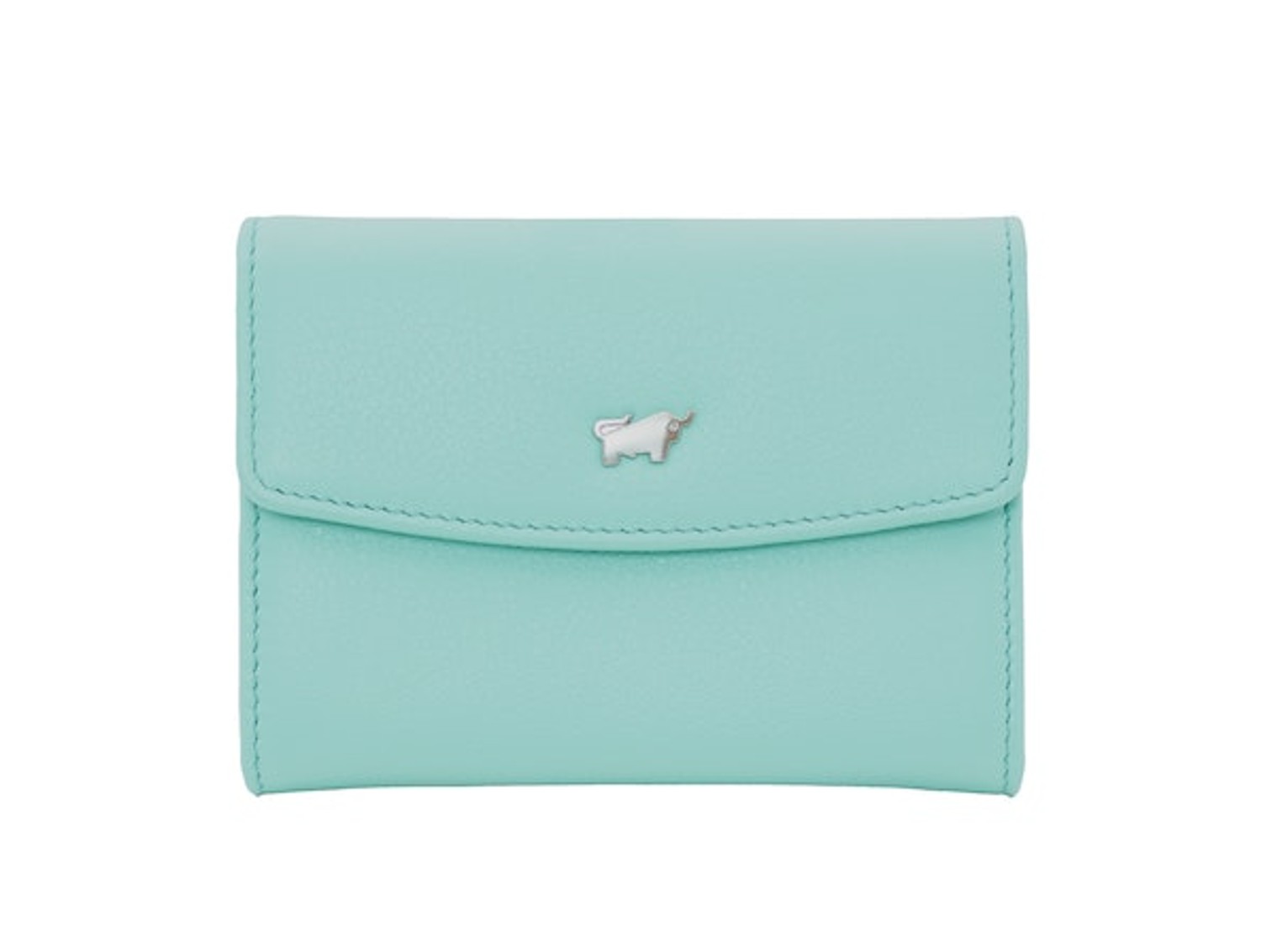 Thumbnail - Braun Büffel JOY RFID Mini Geldbörse Slim 3CS aquamarin