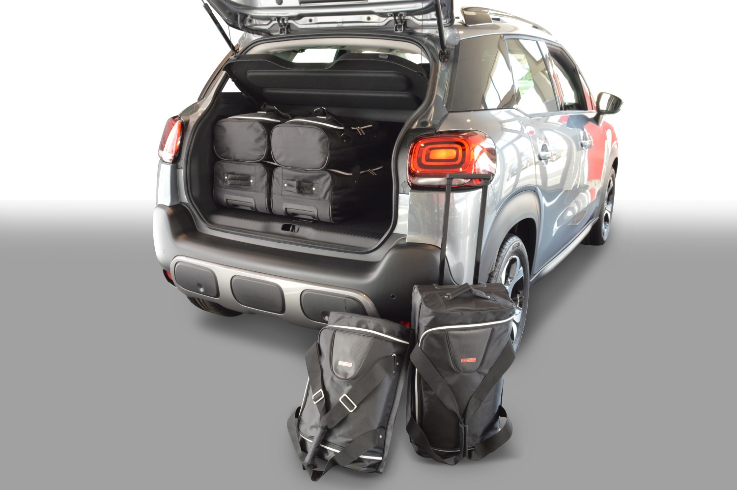 Car-Bags Citroën C3 Aircross Reisetaschen-Set 5T ab 2017 (verstellbarer Ladeboden in oberer Position) | 3x47l + 3x29l